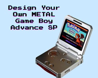 Boxy Pixel Game Boy Advance SP Unhinged - Premium Restored - Etsy