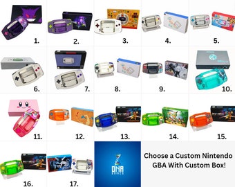 Choose your own Nintendo Gameboy Advance with Custom Box art (pt2)