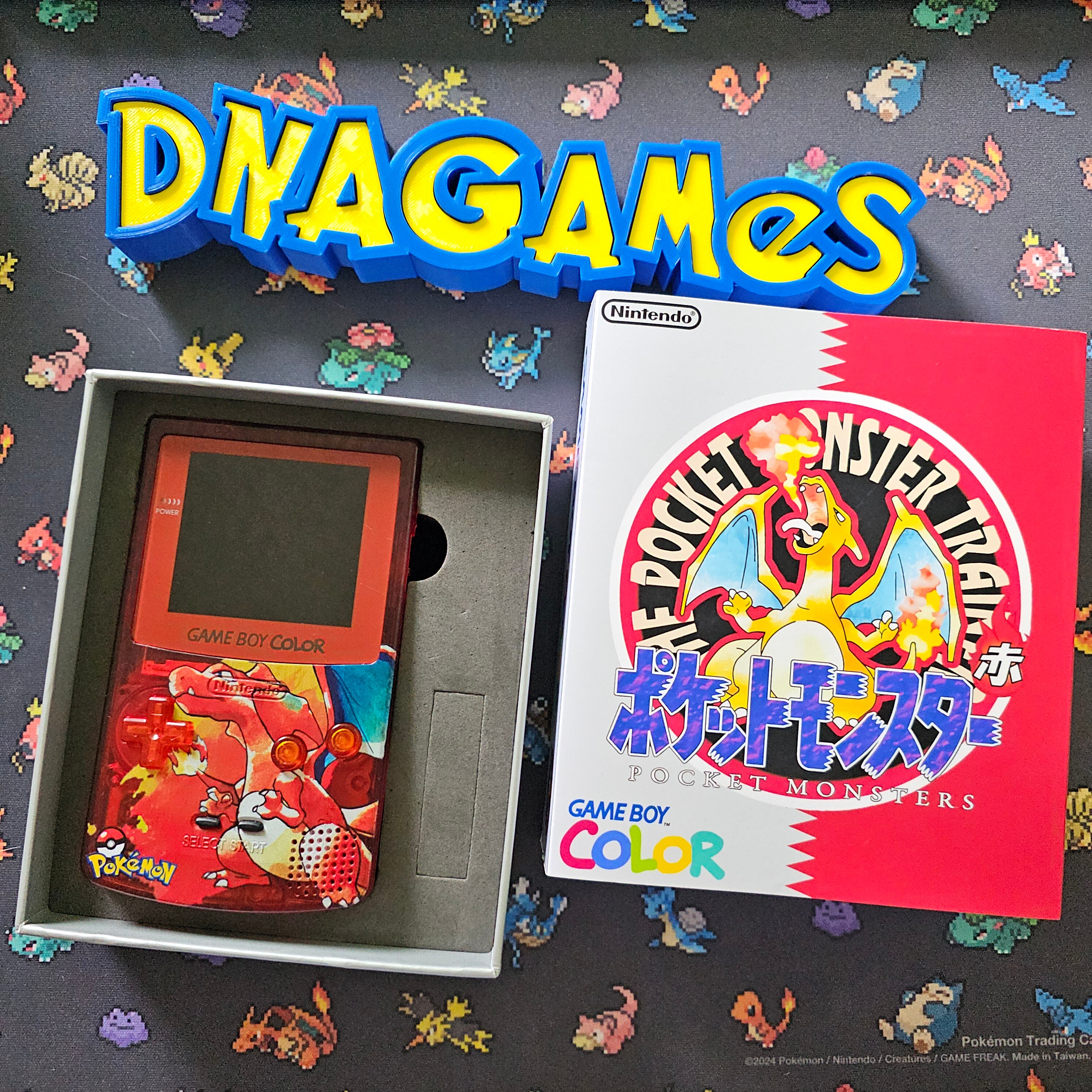 Gbc Custom Charizard Custom Nintendo Game Boy Color – Pokémon GBC Mod With IPS ...