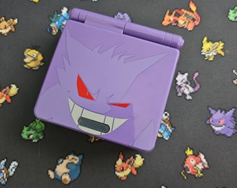 Gengar Nintendo Gameboy Advance Gba SP (IPS Screen USB c)