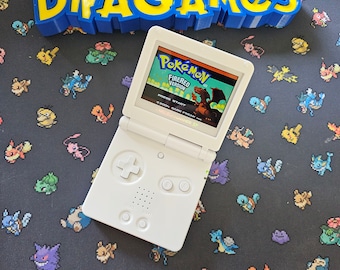 White Nintendo Gameboy Advance Gba SP (IPS Screen USB c)