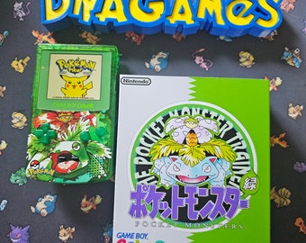Op maat gemaakte Nintendo Gameboy-kleur met Venusaur-thema en bijpassende doos GBC