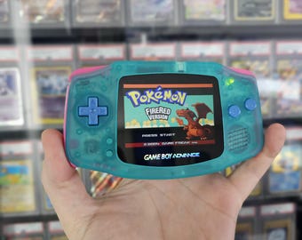 Custom IPS Backlit Nintendo Gameboy Advance Mirror Clear/midnight