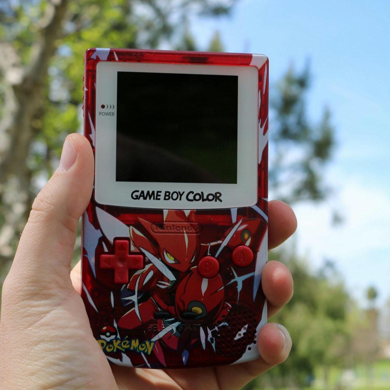 Gbc Custom Scizor Themed Custom Nintendo Gameboy Color With Matching Box GBC - Etsy