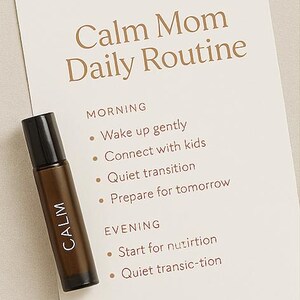 Calm Mom Daily Routine Printable | Minimalist Schedule (PDF) - Etsy