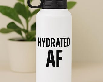 Hydrated AF Wasserflasche, 32 Unzen Edelstahl