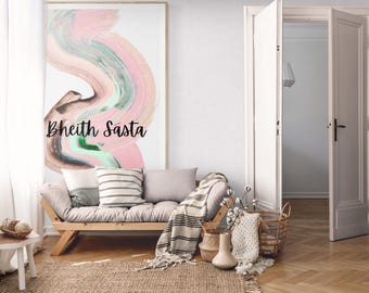Bheith Sústa - Be Happy Irish Gaelic Print: A2 Wall Art (Digital Download)