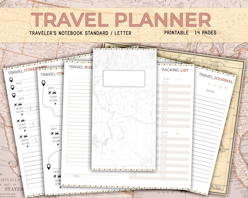 printable road trip planner printable road trip planner