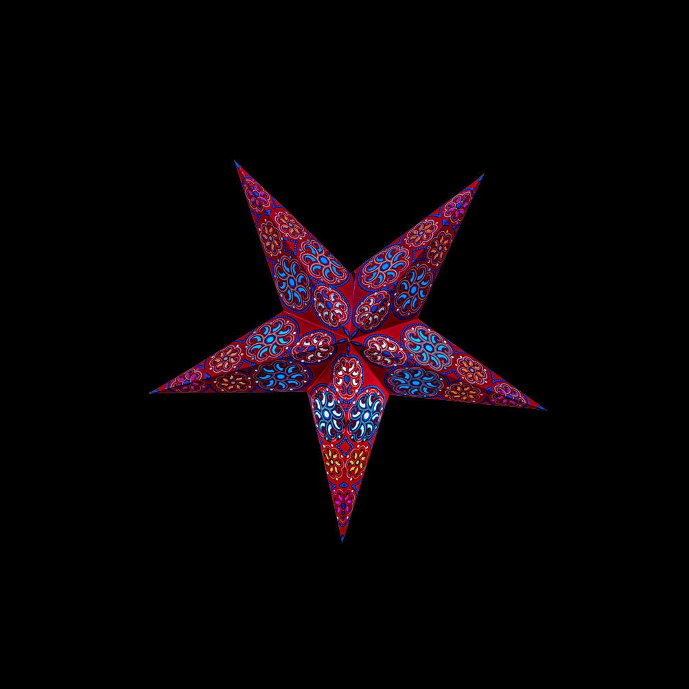 Cyclone New RotBlau Weihnachtsstern Sternenlicht Papierstern Etsy