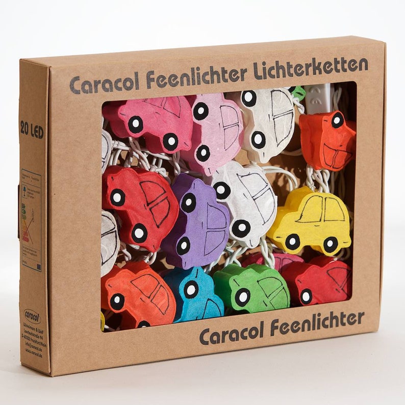 Auto Lichterkette Feenlichter Autos Handbemaltes Etsy