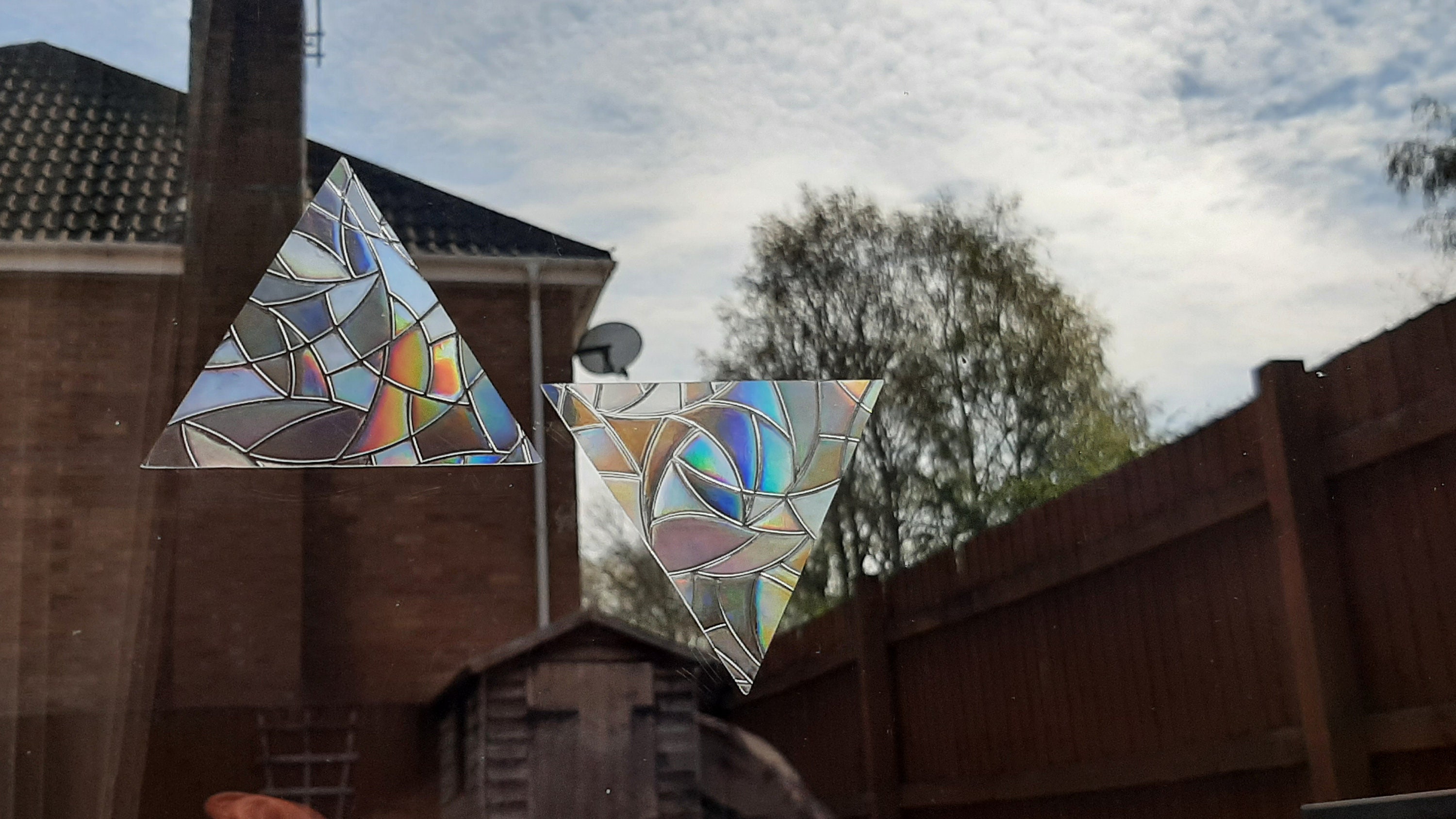 Nuovi adesivi per finestre in vetro acchiappasole Elettrostatico Arcobaleno Nuvole Cuore Unicorno Arcobaleno Prisma Adesivo Finestra Decorazione della casa  15