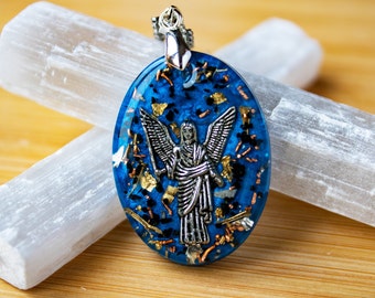 Spiritual Healing Orgonite Pendant Archangel Jophiel Angel-Beauty Rejuvenation.Emf Protection5G.Herkimer Diamond.Gift Her,Him