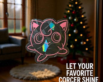 Puff Rainbow Maker Suncatcher Sticker: Jiggly Window Cling Decal Decoration (Home, Car)