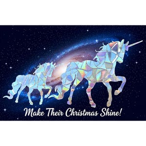 3 Unicorns Suncatcher Sticker Rainbow Window Film Clings Static Rent Home Decoration Car Accessory Rainbow Maker Birthday Gifts for Her Kids