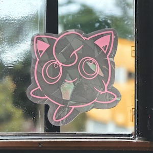 Bladerdeeg Rainbow Maker Suncatcher Sticker Jiggly Sun catcher Glasfolie Cling Decal Decoratie Thuis Auto Accessoires Verjaardagscadeau Gamer Kids meisje