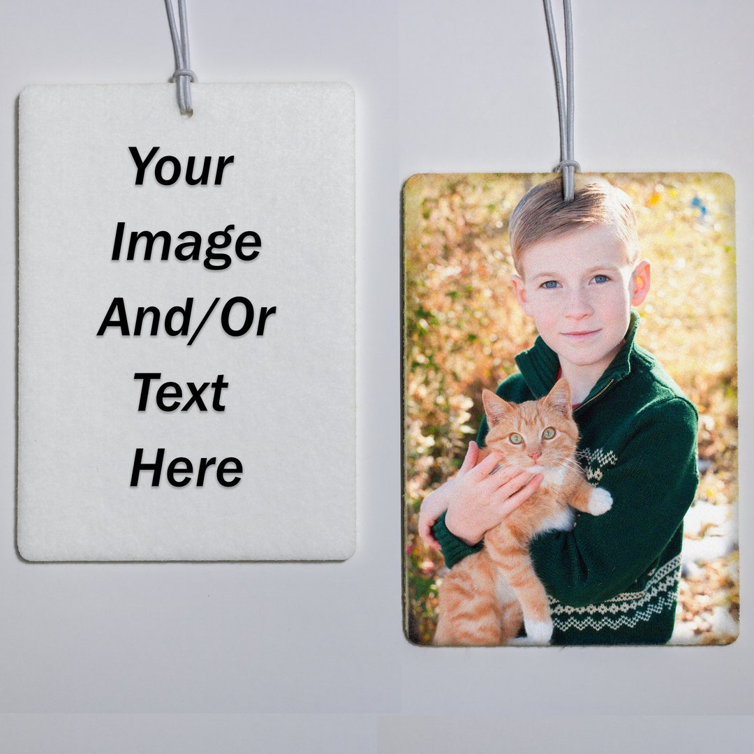 Personalized Photo Car Air Freshener Cat Dog Car Accessories for Women ...