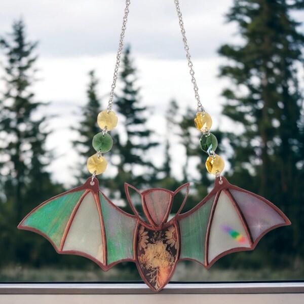 Bat Stained Glass Pattern - Etsy