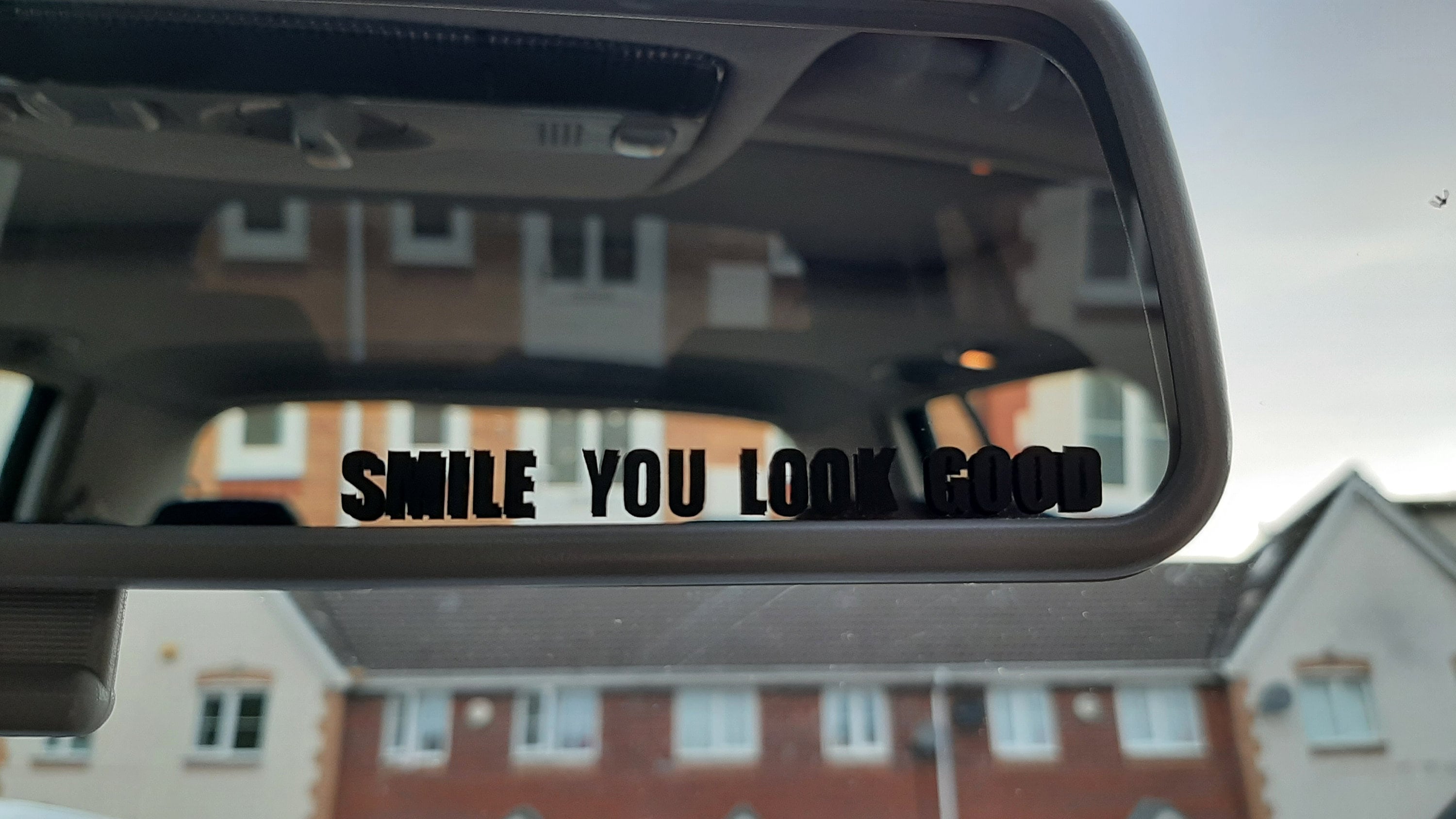 Lächeln, Sie sehen gut aus Auto Spiegel Aufkleber Vinyl Aufkleber