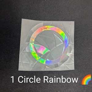 Rainbow Sun catcher Sticker 2&quot;Mini Dots,Circle Rainbow Maker Suncatcher Window Film Prism Cling Decal Decoration Home,Birthday Gift for Her