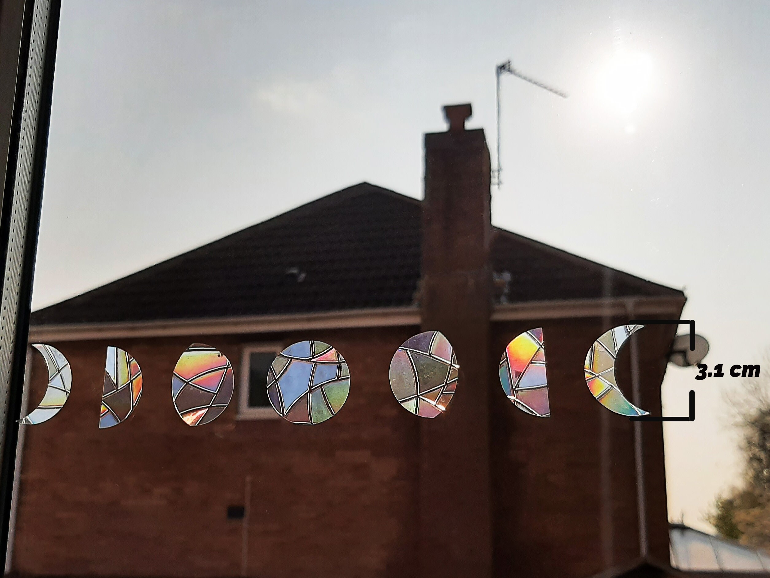 Art & Collectibles Glass Art Office Car Window Crystal Clings Decal