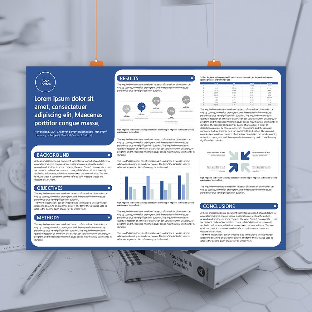 A0 Scientific Poster Template: Academic Conference Powerpoint ...