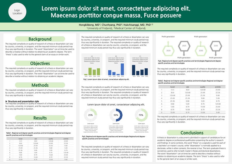 A0 Scientific Poster Template: Academic Conference Powerpoint ...