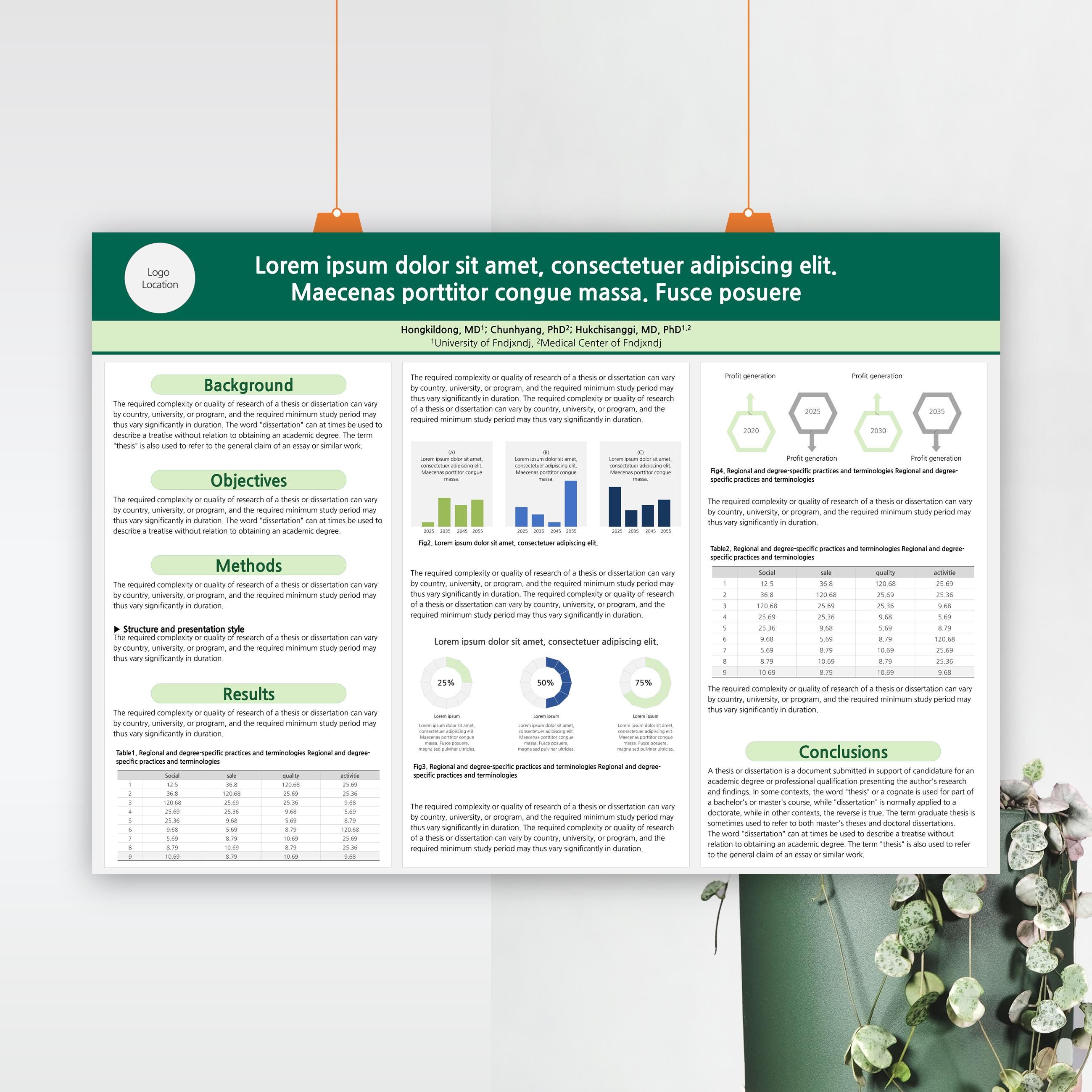 A0 Scientific Poster Template: Academic Conference Powerpoint ...
