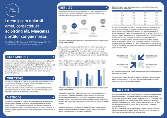A0 Scientific Poster Template: Academic Conference Powerpoint