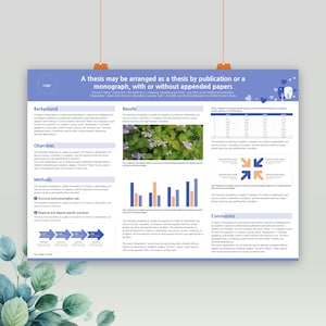 Landscape Scientific Poster Template: A0 PowerPoint (PPTX File)