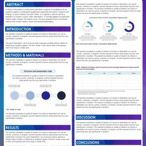 A0 Scientific Poster Template: Academic Research Powerpoint (portrait ...