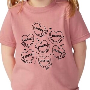 God says I am graphic shirt, kids Christian clothing, grace faith clothing, custom gifts, Kingdom Seeker, Child of God