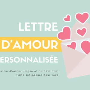 Cartas de Amor Personalizadas - Cartas de Amor Únicas y Auténticas - Cartas de Amor Hechas a Medida