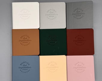 Minicuadernos (paquete de 3) – Cuadernos de dibujo de bolsillo de 5 x 5 cm, 48 hojas cada uno