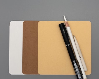 60 hojas de cartulina cuadrada grande de 11,4 cm para dibujo de arte zen - 350 g/m²