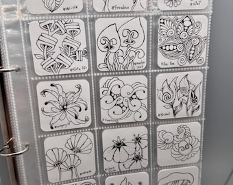 Carpeta para azulejos Zen-Art – Tamaño de bolsillo de 5,5 × 5,5 cm