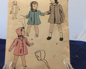 Girl 39 s Coats Pattern (1950 39 s)
