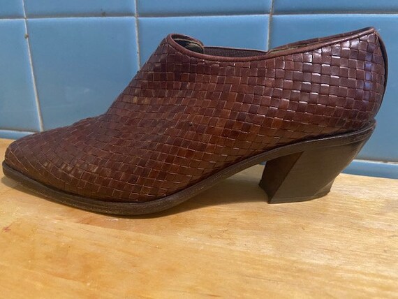 Woven leather heels Clearance