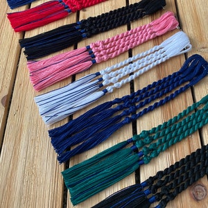 Simple Double Knot, Twisted Tassels,  Bachaar Tassels/Tzitzits, No bead