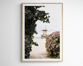 Newport Beach 1333| Lifeguard Tower 61| Newport Beach Print| California Photography| Newport Beach Photo| Newport Beach| Southern California