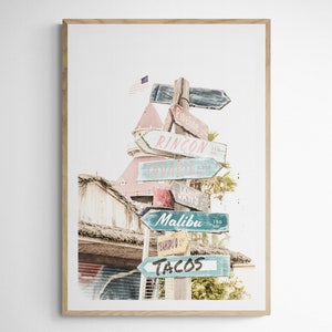 Beach Signs 6123| Coronado Island| Hotel Del Coronado| Surf Decor| Beach Sign| Surf Art| Surf Wall Art| San Diego Print| Pipeline| Malibu