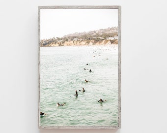 Pacific Beach 2977| Tourmaline Beach| Minimalist Surf Art| San Diego Wall Art| San Diego Art| Surf Poster| Pacific Beach| Surf Art Print