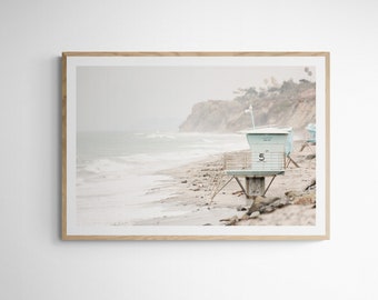 Torrey Pines 3132| Torrey Pines| Lifeguard Tower| San Diego Art| San Diego Photography| San Diego Print| Torrey Pines Beach| Tower 5