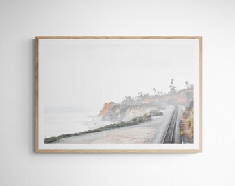 Torrey Pines 7193| Torrey Pines Art| San Diego Art| California Beaches| Del Mar Train Tracks| Torrey Pines Beach Print| San Diego Print