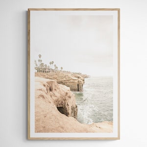 Sunset Cliffs 4366| Point Loma| California Coastal Wall Art| Beach Prints Wall Art| Coastal Framed Prints| Fine Art Photography| Neutral Art