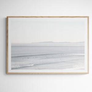 Del Mar Beach 9898| Del Mar| San Diego Print| Minimalist Surf Art| San Diego Art| Surf Art Print| Minimalist Ocean Print| San Diego Wall Art