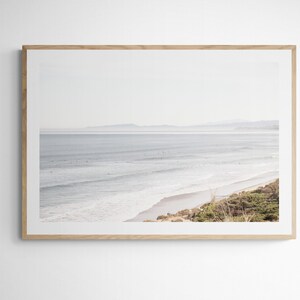 Del Mar Beach 9869| Del Mar| Minimalist Surf Art| San Diego Wall Art| Surf poster| Surf Art Print| Minimalist Ocean Print| Surfing Poster