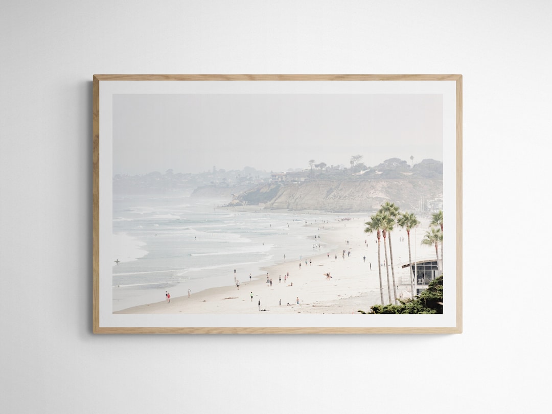 Del Mar Beach 5709| San Diego Print| California Coastal Wall Art ...