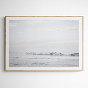 Del Mar Beach 0508| California Wall Art| San Diego Wall Art| Surf Prints| Minimalist Ocean Print| Framed Surf Art| Surf Art| Del Mar Photo