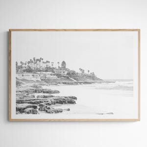 WindanSea 7828| La Jolla| Black and White Beach Photography| WindanSea Beach| San Diego Art| San Diego Beaches| San Diego Print| WindanSea