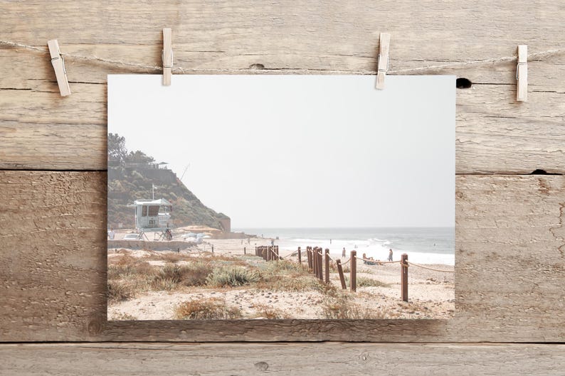 Seaside Beach 2712 Cardiff Seaside Beach California Coast Surf Art